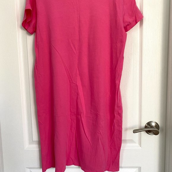 J. Crew Factory Short Sleeve 100% Cotton Tee Shirt Dress - Picture 6 of 8